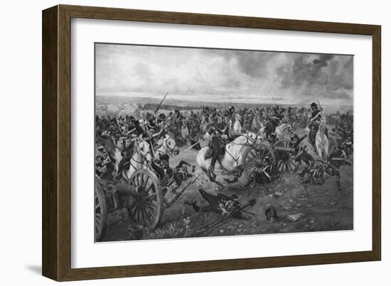 Battle of Waterloo, 1815-Henri-Louis Dupray-Framed Premium Giclee Print