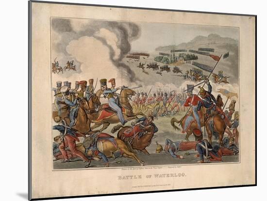Battle of Waterloo, 1816-Denis Dighton-Mounted Giclee Print