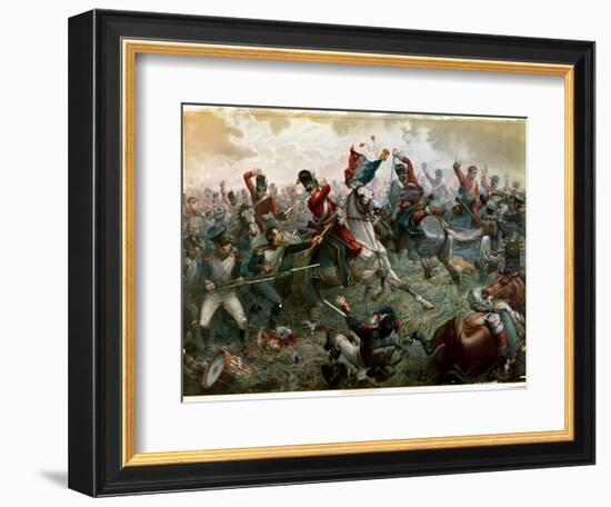 Battle of Waterloo, 18th June 1815, 1898-William Holmes Sullivan-Framed Giclee Print