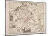 Battle of Waterloo, Map of the Battlefield, Engraved by Jacowick, 1816-Willem Benjamin Craan-Mounted Giclee Print