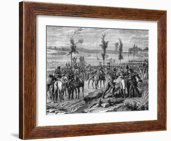 Battle of Waterloo, War of the Seventh Coalition in 1815-French School-Framed Giclee Print