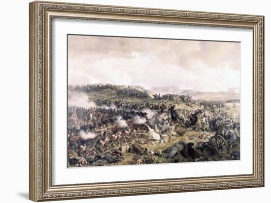 Battle of Waterloo-Felix Philippoteaux-Framed Giclee Print