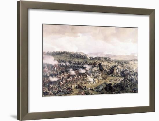 Battle of Waterloo-Felix Philippoteaux-Framed Giclee Print