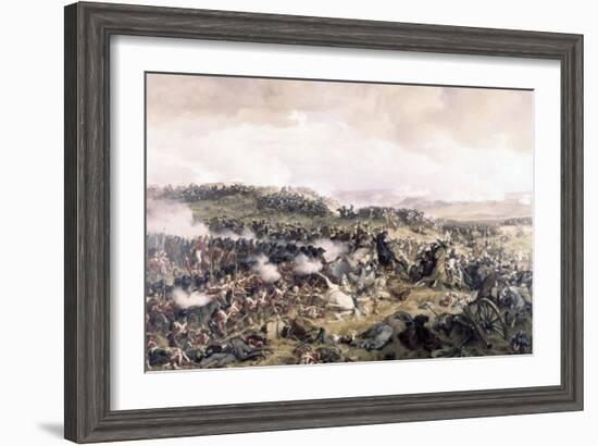 Battle of Waterloo-Felix Philippoteaux-Framed Giclee Print