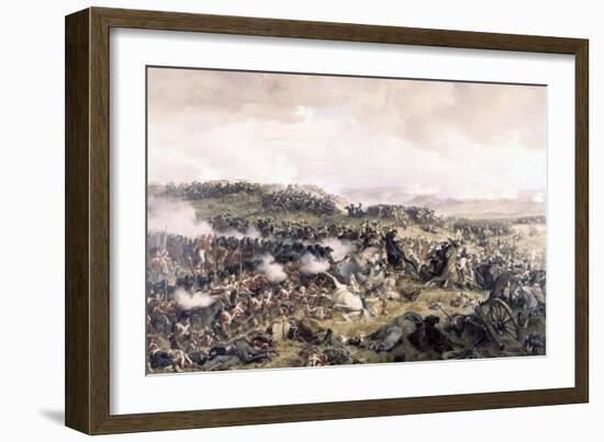 Battle of Waterloo-Felix Philippoteaux-Framed Giclee Print