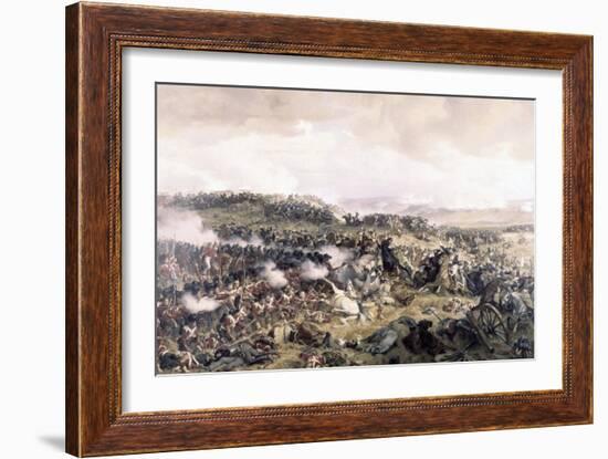 Battle of Waterloo-Felix Philippoteaux-Framed Giclee Print