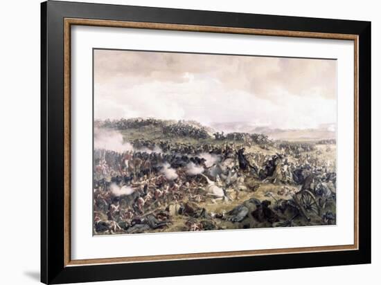 Battle of Waterloo-Felix Philippoteaux-Framed Giclee Print