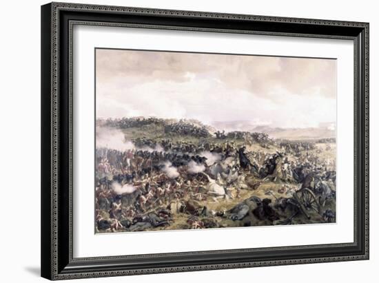 Battle of Waterloo-Felix Philippoteaux-Framed Giclee Print