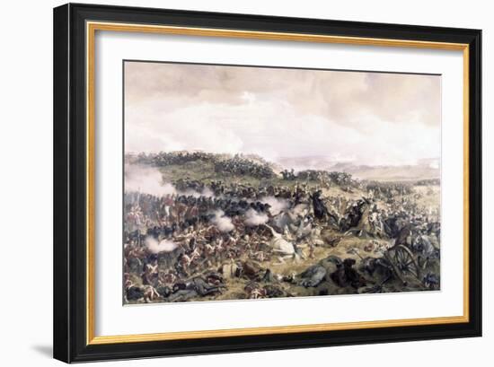 Battle of Waterloo-Felix Philippoteaux-Framed Giclee Print