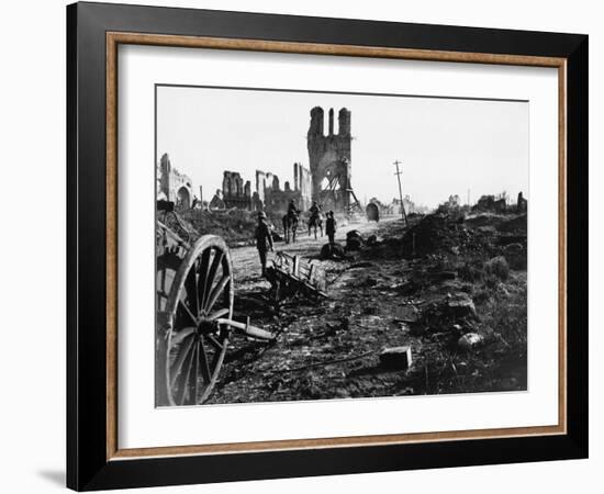 Battle of Ypres 1918-Robert Hunt-Framed Photographic Print