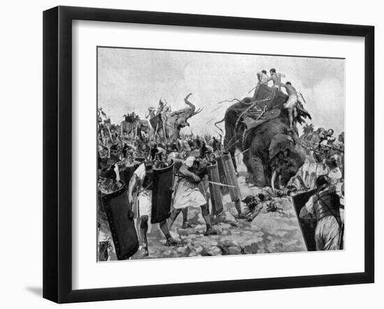 Battle of Zama During Second Punic War-null-Framed Photographic Print