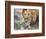 Battle-Scarred Lion Portrait, Tanzania-Charles Sleicher-Framed Photographic Print