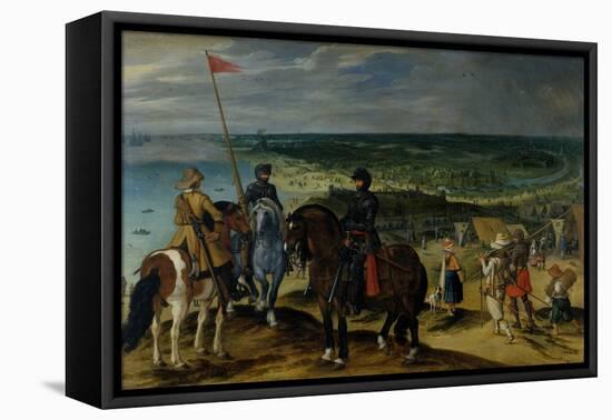 Battle Scene, 1601-15-Sebastian Vrancx-Framed Premier Image Canvas