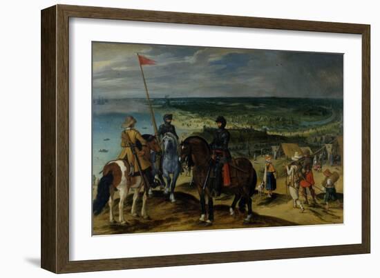 Battle Scene, 1601-15-Sebastian Vrancx-Framed Giclee Print