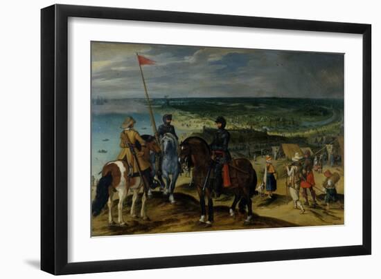 Battle Scene, 1601-15-Sebastian Vrancx-Framed Giclee Print