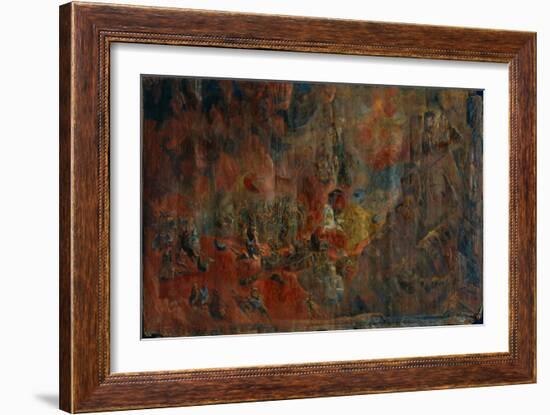 Battle Scene, 1912-Georgi Bogdanovich Yakulov-Framed Giclee Print