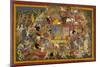 Battle Scene at Lanka-Sahib Din-Mounted Giclee Print