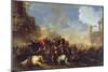 Battle Scene, c.1641-42-Salvator Rosa-Mounted Giclee Print