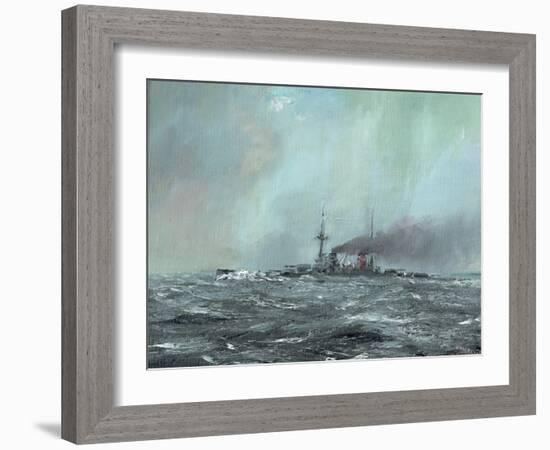 Battlecruiser Derfflinger 1916, 2016-Vincent Alexander Booth-Framed Giclee Print