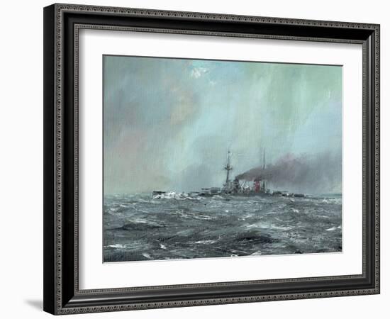 Battlecruiser Derfflinger 1916, 2016-Vincent Alexander Booth-Framed Giclee Print