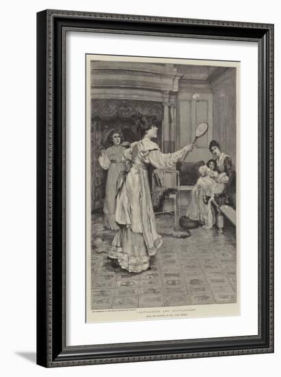 Battledore and Shuttlecock-Sir Lawrence Alma-Tadema-Framed Giclee Print