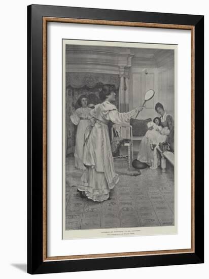 Battledore and Shuttlecock-Sir Lawrence Alma-Tadema-Framed Giclee Print