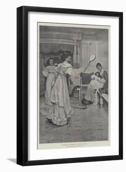 Battledore and Shuttlecock-Sir Lawrence Alma-Tadema-Framed Giclee Print