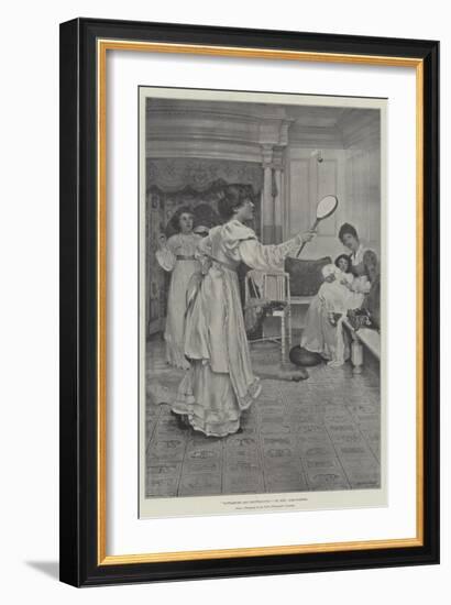 Battledore and Shuttlecock-Sir Lawrence Alma-Tadema-Framed Giclee Print