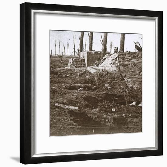 Battlefield, c1914-c1918-Unknown-Framed Photographic Print