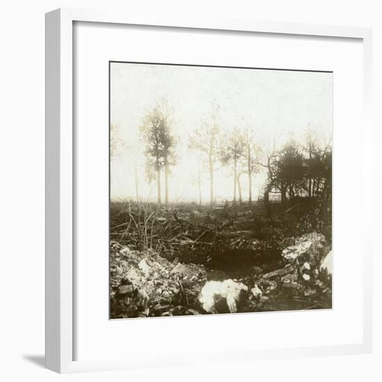 Battlefield, Roeselare, Flanders, Belgium, c1914-c1918-Unknown-Framed Photographic Print