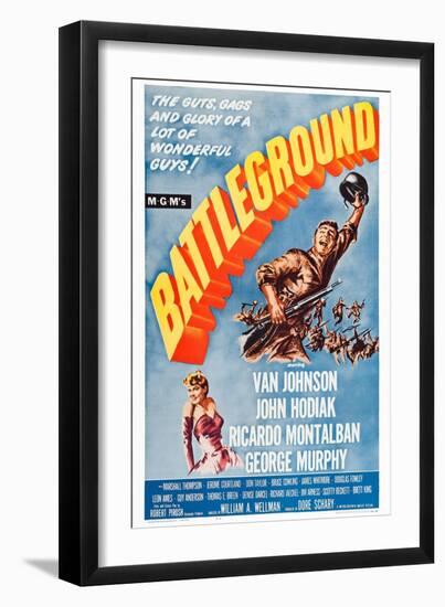 Battleground-null-Framed Art Print
