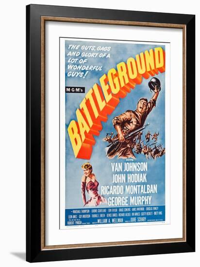 Battleground-null-Framed Art Print