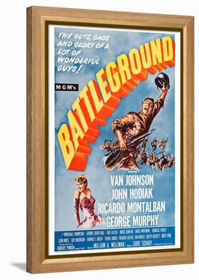 Battleground-null-Framed Stretched Canvas