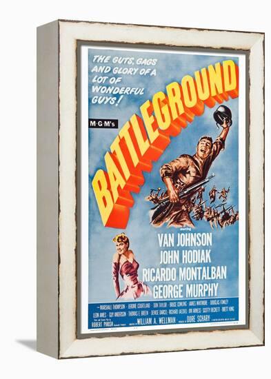 Battleground-null-Framed Stretched Canvas