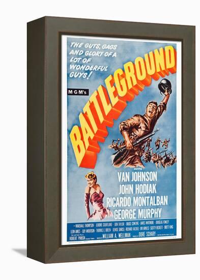 Battleground-null-Framed Stretched Canvas