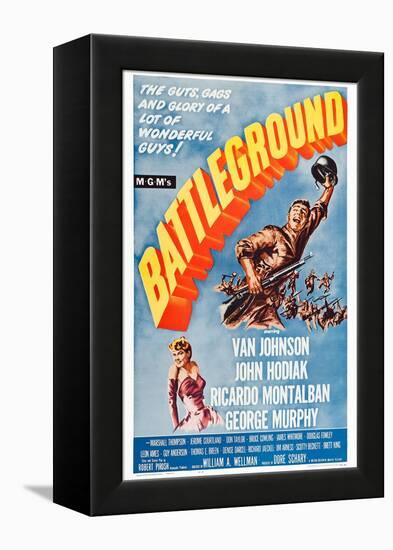 Battleground-null-Framed Stretched Canvas