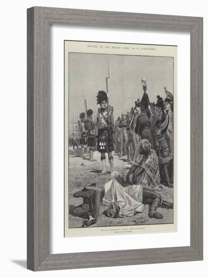 Battles of the British Army, Alexandria-Richard Caton Woodville II-Framed Giclee Print