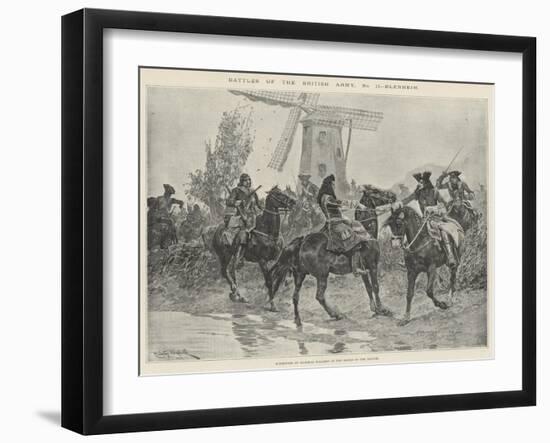 Battles of the British Army, Blenheim-Richard Caton Woodville II-Framed Giclee Print