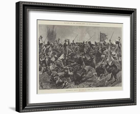 Battles of the British Army, Malplaquet-Richard Caton Woodville II-Framed Giclee Print