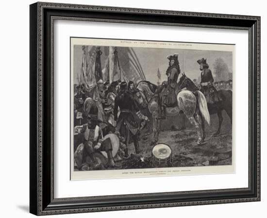 Battles of the British Army, Oudenarde-Richard Caton Woodville II-Framed Giclee Print