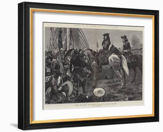 Battles of the British Army, Oudenarde-Richard Caton Woodville II-Framed Giclee Print