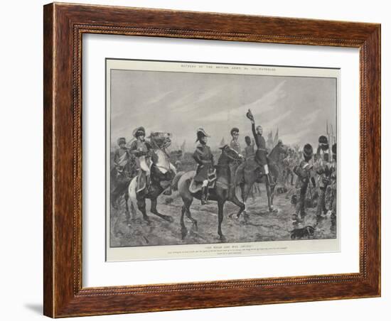 Battles of the British Army, Waterloo-Richard Caton Woodville II-Framed Giclee Print