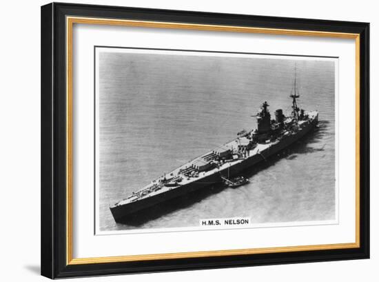 Battleship HMS Nelson, 1937-null-Framed Giclee Print