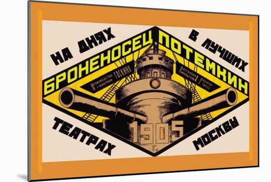 Battleship Potemkin 1905-Alexander Rodchenko-Mounted Art Print