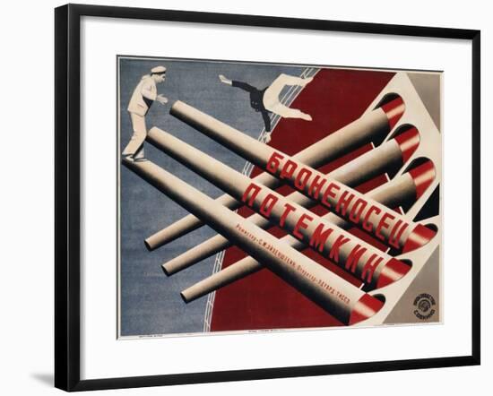 Battleship Potemkin Film Poster by Stenberg Brothers-null-Framed Giclee Print