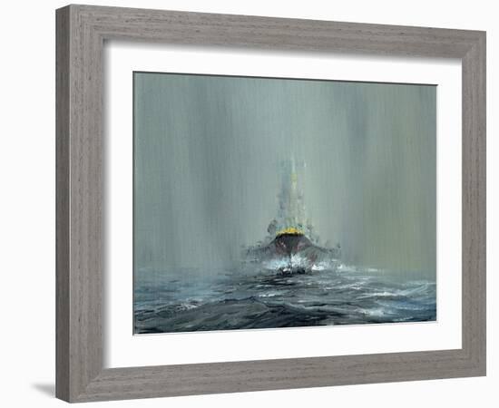 Battleship Yamato 1945, 2016-Vincent Alexander Booth-Framed Giclee Print