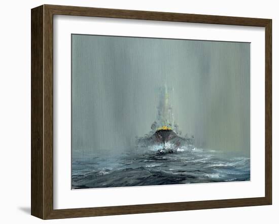 Battleship Yamato 1945, 2016-Vincent Alexander Booth-Framed Giclee Print