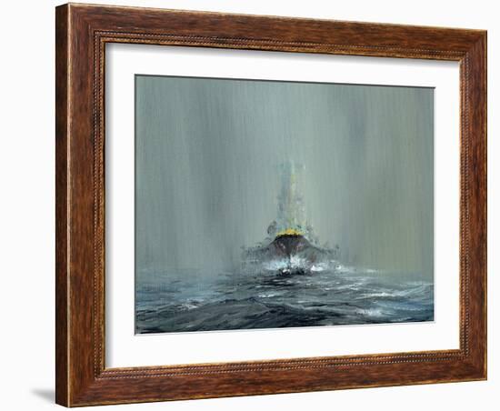 Battleship Yamato 1945, 2016-Vincent Alexander Booth-Framed Giclee Print