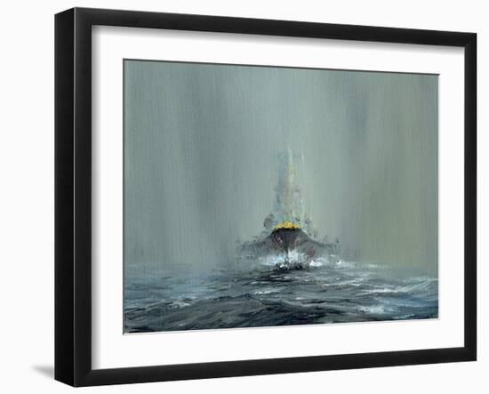 Battleship Yamato 1945, 2016-Vincent Alexander Booth-Framed Giclee Print