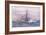 Battleships of the White Era at Sea, 1915-William Lionel Wyllie-Framed Giclee Print